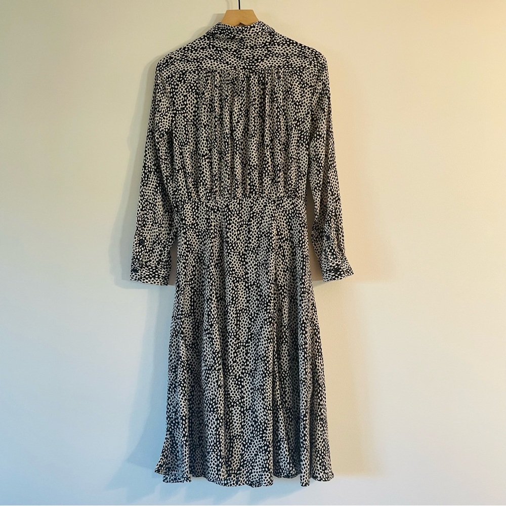 NEW Button Front Long Sleeve Dress Who What Wear Women’s Size Small - Picture 4 of 11